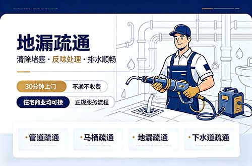 温宿地漏疏通