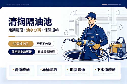 温宿清掏隔油池