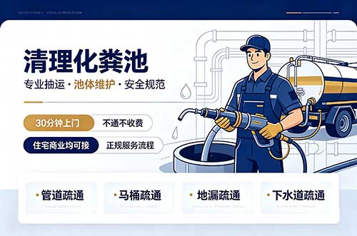 温宿清理化粪池